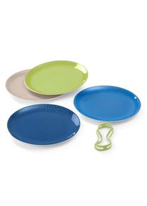 Tchibo - Piknikov&eacute; tal&iacute;ře - barva: modr&aacute;