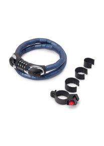 Tchibo - Panc&eacute;řov&yacute; kabelov&yacute; z&aacute;mek s LED - barva: modr&aacute;