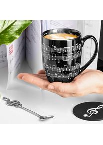 D&aacute;rkov&aacute; sada pro milovn&iacute;ka hudby (hrnek, podložka pod hrnek, lžička)