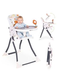 Skl&aacute;dac&iacute; dětsk&aacute; j&iacute;deln&iacute; židlička s hračkami ECOTOYS