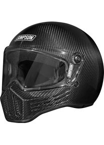 Simpsons Simpson M30 Solid Carbon, full face helmet , color: Carbon/Black , size: XL