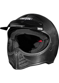 Simpsons Simpson M52 Solid Carbon, motocrosshelmet , color: Carbon/Black , size: M
