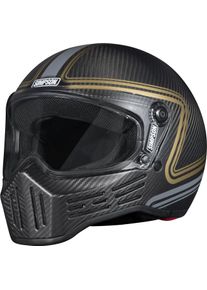 Simpsons Simpson M30 Slipline, full face helmet , color: Matt Black/Gold/Grey , size: L