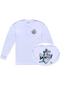 Troy Lee Designs Carb Club, t-shirt longsleeve , color: White , size: S