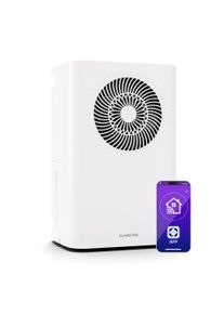 Klarstein CircleDry Smart 12 L odvlhčovač, 12 l/den, 260 W, 25-30 m&sup2;, WiFi, časovač, filtr