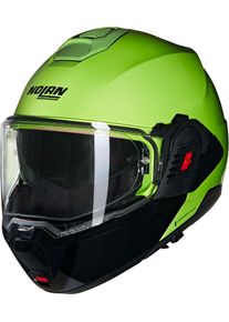 Nolan N120-1 Mivedi 329, modular helmet , color: Light Green/Black , size: XL