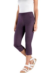 Damske Capri kalhoty dž&iacute;nov&eacute;ho vzhledu hroznov&aacute; ,velikost 44