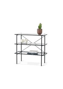 Tchibo - Konzolov&yacute; stolek - barva: čern&aacute;