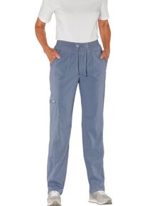 Damske Navl&eacute;kac&iacute; kalhoty s funkčn&iacute;mi kapsami holub&iacute; modr&aacute; ,velikost 54