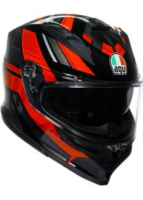AGV K7 Taurax S26, full face helmet , color: Black/Dark Grey/Red , size: M