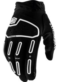 100 Percent Airmatic, gloves , color: Black/White , size: L
