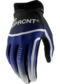 100 Percent Ridefit S26, gloves , color: Black/Blue/White , size: M