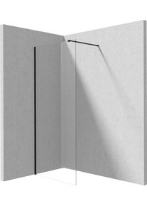 DEANTE Sprchov&aacute; stěna Prizma čern&aacute;, walk-in, 100 cm KTJ_N30P