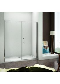 H K Sprchov&eacute; dveře MELODY DW1 152 jednokř&iacute;dl&eacute; dveře 148-152x195 (dveře 80 + bočn&iacute; stěna 76) SE-MELODYDW1152B