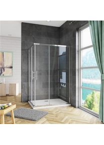 H K Sprchov&yacute; kout obd&eacute;ln&iacute;kov&yacute;, SIMPLE BASIC 110x70x185 L/P varianta, rohov&yacute; vstup SE-SIMPLE11070-185