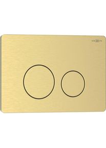 MEXEN Tex 06 splachovac&iacute; tlač&iacute;tko, zlat&aacute; kart&aacute;čovan&aacute; 6106-11