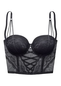Lascana Ženy Korzet čern&aacute; 75