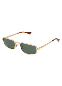 Ray-Ban RB3927 | unisex slunečn&iacute; br&yacute;le | Čtvercov&yacute; | Obruba: Kov Zlat&aacute; | Barva čoček: Zelen&aacute; Celobarevn&eacute;