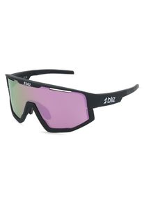 Bliz ZB7013 FUSION SMALL | unisex slunečn&iacute; br&yacute;le | Geometric | Obruba: Plast Čern&aacute; | Barva čoček: Hněd&aacute; Zrcadlov&eacute; Pink