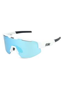 Bliz ZB7007 MATRIX SMALL | unisex slunečn&iacute; br&yacute;le | Geometric | Obruba: Plast B&iacute;l&aacute; | Barva čoček: &Scaron;ed&aacute; Zrcadlov&eacute; Modr&eacute;