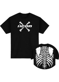 Icon Crestfallen, t-shirt , color: Black/White , size: S