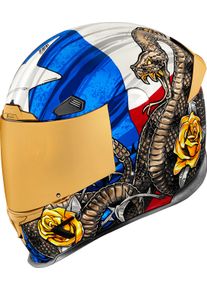Icon Airframe Pro Tejas Libre, full face helmet , color: Blue/White/Red , size: M