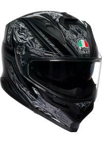 AGV K7 Damascus S26, full face helmet , color: Black/Silver , size: M