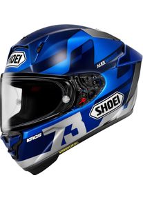 Shoei X-SPR Pro A. Marquez 73 V3, full face helmet , color: Blue/Dark Blue/Silver , size: XS
