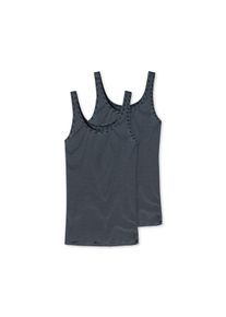 Topy na ram&iacute;nka s modalem Schiesser - pro ženy - vel. 38 - barva: modr&aacute;