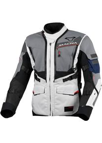Macna Flexodus, textile jacket waterproof , color: Light Grey/Grey/Black/Blue , size: L