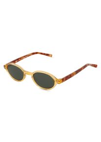 Fielmann JIL 038 SUN CL BALA | unisex slunečn&iacute; br&yacute;le | Ov&aacute;ln&yacute; | Obruba: Acet&aacute;t Žlut&aacute; | Barva čoček: Zelen&aacute; Celobarevn&eacute;