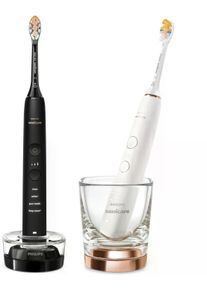 PHILIPS SONICARE 9000 DiamondClean HX9914/69 1+1, 2 sonick&eacute; elektrick&eacute; kart&aacute;čky, Black/RoseGold