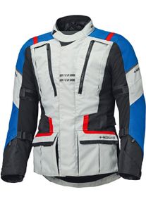 Held Hakuna Matata 3, textile jacket waterproof , color: Black/Light Grey/Blue/Red , size: Short 3XL