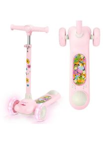 Spokey FIORI Skl&aacute;dac&iacute; dětsk&aacute; tř&iacute;kolov&aacute; koloběžka, růžov&aacute;