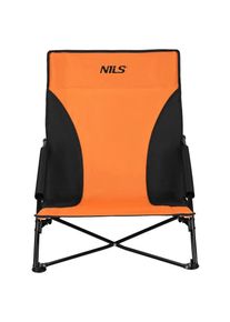 NILS Pl&aacute;žov&eacute; křeslo NC3035 oranžovo-čern&eacute;