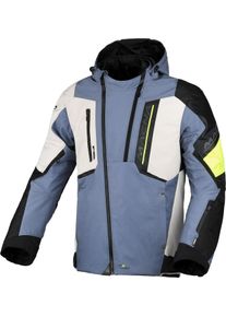 Macna Angle 2.0, textile jacket waterproof , color: Light Blue/Light Grey/Black , size: L