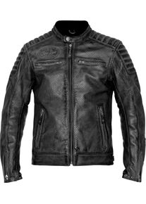 John Doe Storm, leather jacket perforated , color: Black , size: M