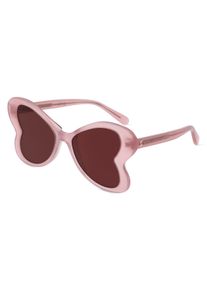 Stella McCartney SC4063IK | unisex slunečn&iacute; br&yacute;le | Mot&yacute;l&iacute; tvar | Obruba: Acet&aacute;t Růžov&aacute; | Barva čoček: Fialov&aacute; Celobarevn&eacute;