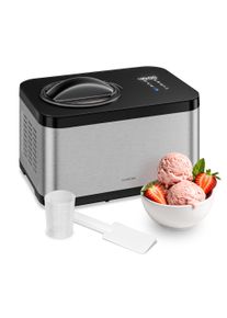 Klarstein VeroSteel zmrzlinovač s kompresorem | 1,5 l | 150 W | 4 programy | dotykov&eacute; ovl&aacute;d&aacute;n&iacute;