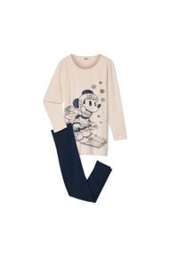 Tchibo - Dětsk&eacute; pyžamo &raquo;Mickey and Friends&laquo; - pro d&iacute;vky - vel. 122/128 - barva: modr&aacute;/s potiskem