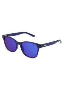 Puma PJ0087S | unisex slunečn&iacute; br&yacute;le | Hranat&yacute; | Obruba: Plast Modr&aacute; | Barva čoček: Modr&aacute; Celobarevn&eacute;