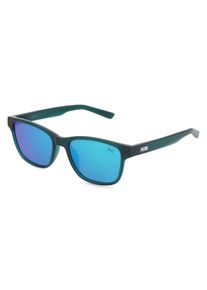 Puma PJ0088S | unisex slunečn&iacute; br&yacute;le | Hranat&yacute; | Obruba: Plast Zelen&aacute; | Barva čoček: Zelen&aacute; Celobarevn&eacute;