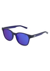 Puma PJ0087S | unisex slunečn&iacute; br&yacute;le | Hranat&yacute; | Obruba: Plast Modr&aacute; | Barva čoček: Modr&aacute; Celobarevn&eacute;