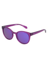 Polaroid PLD 8076/S | unisex slunečn&iacute; br&yacute;le | Mot&yacute;l&iacute; tvar | Obruba: Plast Růžov&aacute; | Barva čoček: Fialov&aacute; Zrcadlov&eacute; Červen&eacute;