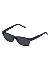 Fielmann LD 009 SUN CL | Dětsk&eacute; slunečn&iacute; br&yacute;le | Čtvercov&yacute; | Obruba: Propion&aacute;t Čern&aacute; | Barva čoček: &Scaron;ed&aacute; Celobarevn&eacute;