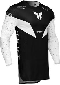 Thor Sportmode Strike, jersey , color: Black/White , size: L