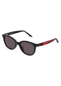 Puma PJ0052S | Dětsk&eacute; slunečn&iacute; br&yacute;le | Ov&aacute;ln&yacute; | Obruba: Plast Čern&aacute; | Barva čoček: &Scaron;ed&aacute; Celobarevn&eacute;