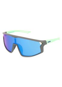 Uvex Sports S533076 skyryse jr. | unisex slunečn&iacute; br&yacute;le | Jednolit&aacute; čočka | Obruba: Plast &Scaron;ed&aacute; | Barva čoček: Modr&aacute; Zrcadlov&eacute; Modr&eacute;