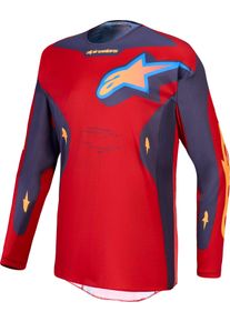 Alpinestars Racer Hunt, jersey , color: Red/Dark Grey/Orange , size: M