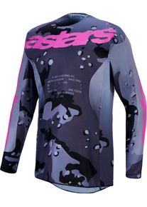Alpinestars Racer Lone, jersey , color: Dark Grey/Grey/Pink , size: M